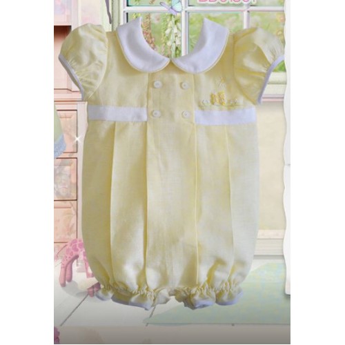 BABY GIRLS LEMON ROMPER SUITE 